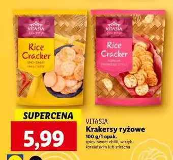 Lidl Krakersy barbecue taste Vitasia oferta