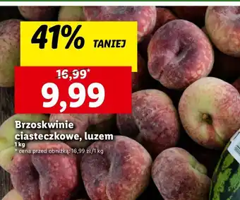 Lidl Brzoskwinie ciasteczkowe oferta