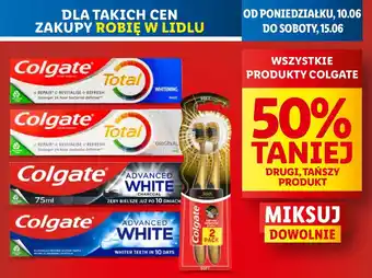 Lidl Szczoteczka do zębów charcoal soft Colgate 360 oferta