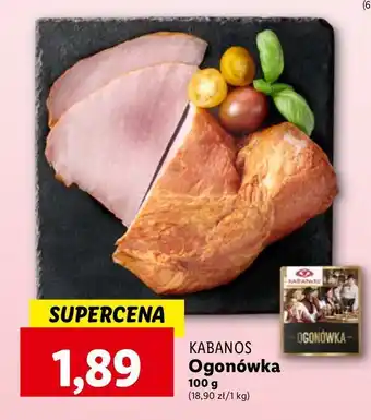 Lidl Ogonówka parzona Kabanos oferta