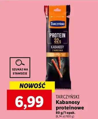 Lidl Kabanosy z kurczaka Tarczyński Protein oferta
