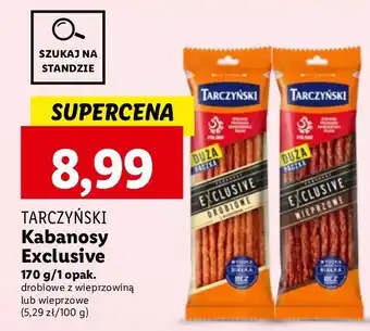 Lidl Kabanosy wieprzowe Tarczyński Exclusive oferta