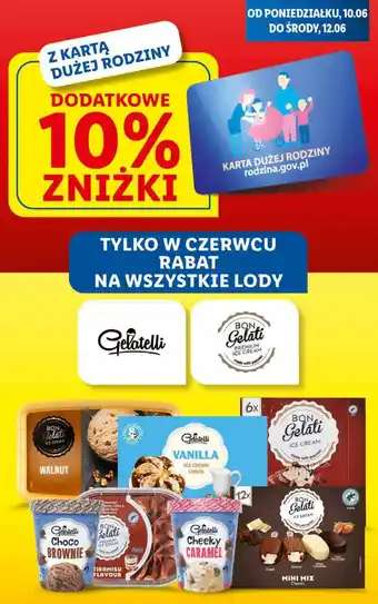 Lidl Lody cheeky caramel Gelatelli oferta