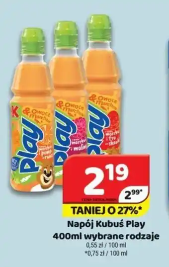 Delfin Napój Kubuś Play 400 ml oferta