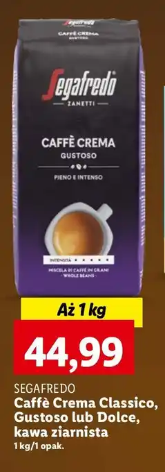 Lidl Kawa Segafredo Caffe Crema Classico oferta
