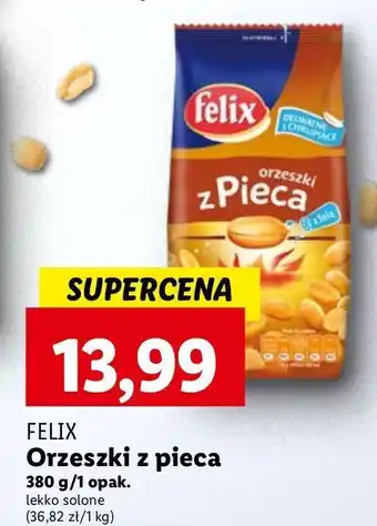 Lidl Orzeszki ziemne z pieca Felix oferta