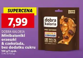 Lidl Mini batoniki czekolada i orzeszki Dobra Kaloria oferta
