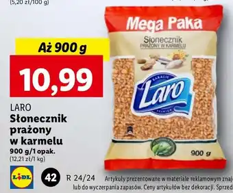 Lidl Słonecznik w karmelu Laro oferta
