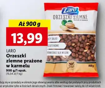 Lidl Orzeszki ziemne prażone w karmelu Laro oferta