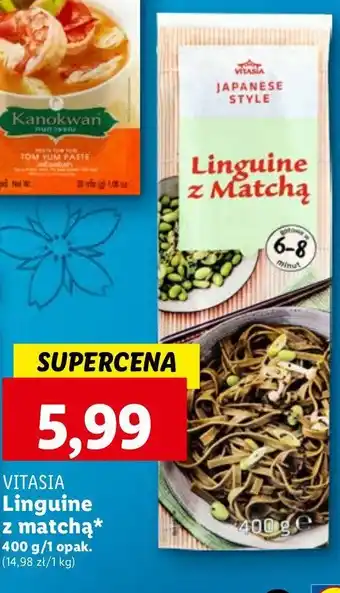 Lidl Makaron z matchą Vitasia oferta