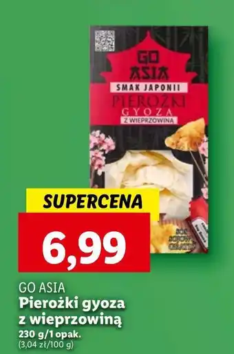 Lidl Pierożki gyoza z wieprzowiną Go asia oferta