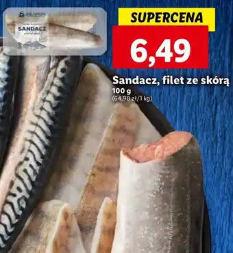 Lidl Sandacz filet ze skórą SEAMOR oferta