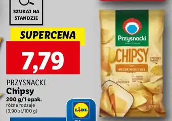 Lidl Chipsy wiejskie masło z solą Przysnacki oferta