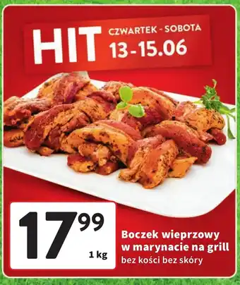 Intermarche Boczek wieprzowy w marynacie na grill 1 kg oferta