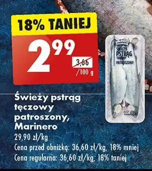 Biedronka Pstrąg świeży patroszony Marinero oferta