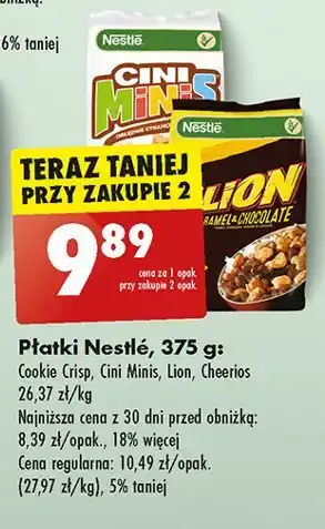 Biedronka Płatki śniadaniowe Lion oferta