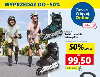 Lidl Rolki męskie Crivit oferta