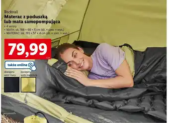 Lidl Materac z poduszką 193 x 57 4 cm Rocktrail oferta