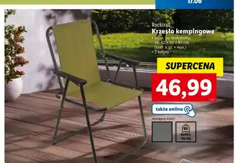 Lidl Krzesło kempingowe Rocktrail oferta
