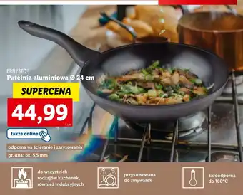 Lidl Patelnia aluminiowa 24 cm Ernesto oferta