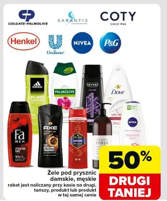 Carrefour Żel pod prysznic silky velvet Dove oferta
