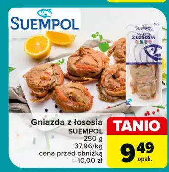 Carrefour Gniazda z łososia Suempol oferta