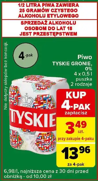 Piwo Tyskie Gronie