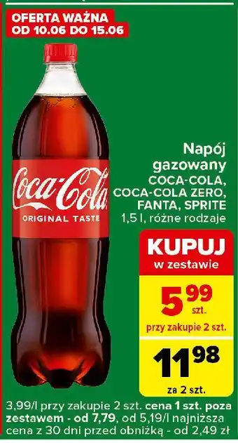 Carrefour Express Napój pomarańczowy Fanta oferta