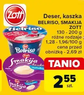 Carrefour Kaszka śmietankowa Zott Smakija oferta