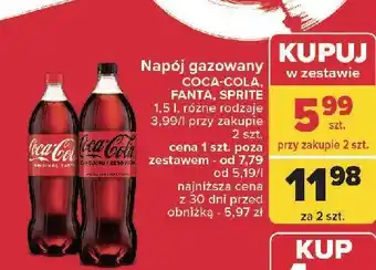 Carrefour Napój pomarańczowy Fanta oferta