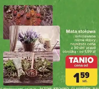 Carrefour Mata stołowa oferta