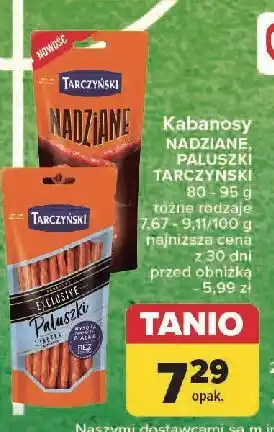 Carrefour Kabanosy z indyka Tarczyński Exclusive oferta