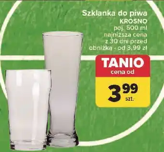 Carrefour Szklanka do piwa 500 ml Krosno S.a oferta