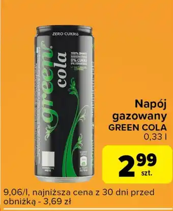 Carrefour Express Napój Green cola oferta