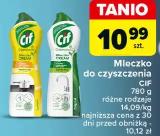 Carrefour Mleczko do czyszczenia z mikrokryształkami original Cif Cream oferta