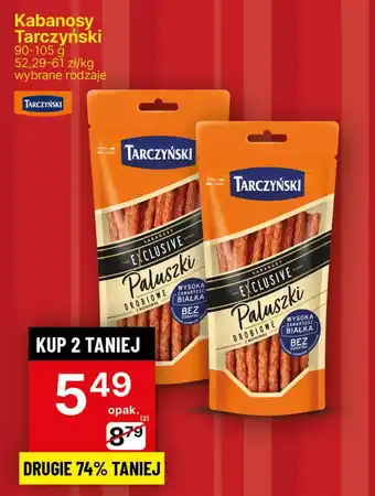 Delikatesy Centrum Kabanosy Tarczyński oferta