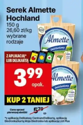 Delikatesy Centrum Serek Almette Hochland oferta