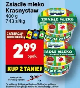 Delikatesy Centrum Zsiadłe mleko krasnystaw oferta