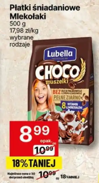 Delikatesy Centrum Płatki śniadaniowe Mlekołaki oferta