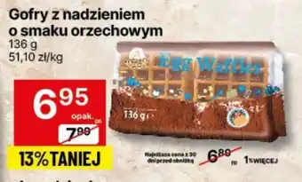 Delikatesy Centrum Gofry z nadzieniem o smaku orzechowym oferta