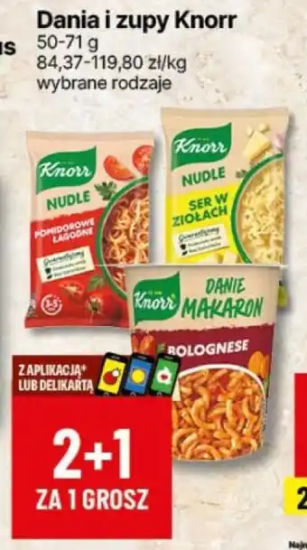 Delikatesy Centrum Dania i zupy Knorr oferta