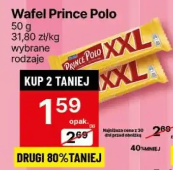 Delikatesy Centrum Wafel Prince Polo oferta