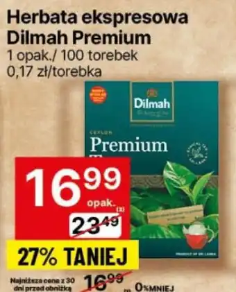 Delikatesy Centrum Herbata ekspresowa Dilmah Premium oferta
