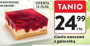 Intermarche Ciasto owocowe z galaretką 1 kg oferta