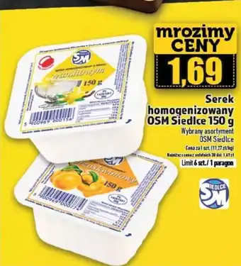 Topaz Serek homogenizowany OSM Siedlce oferta