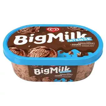 Topaz Big Milk Intense Lody smak czekoladowy z sosem czekoladowym i kawałkami czekolady 900 ml oferta