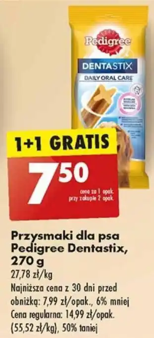 Biedronka Przysmaki dla psa Pedigree Dentastix, 270g oferta