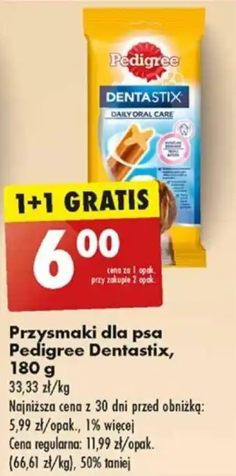Biedronka Przysmaki dla psa Pedigree Dentastix, 180 g oferta