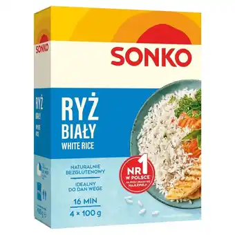 Topaz Sonko Ryż biały 400 g (4 x 100 g) oferta