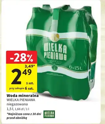 Intermarche Woda mineralna 1,5 l oferta